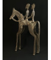 Couple de chefs - Cavaliers - Bronze Dogon