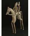 Couple de chefs - Cavaliers - Bronze Bambara