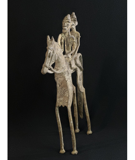 Couple de chefs - Cavaliers - Bronze Bambara