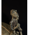 Pêcheur Somono et crocodile - Bronze Dogon