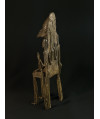Roi sur son trône - Bronze Dogon