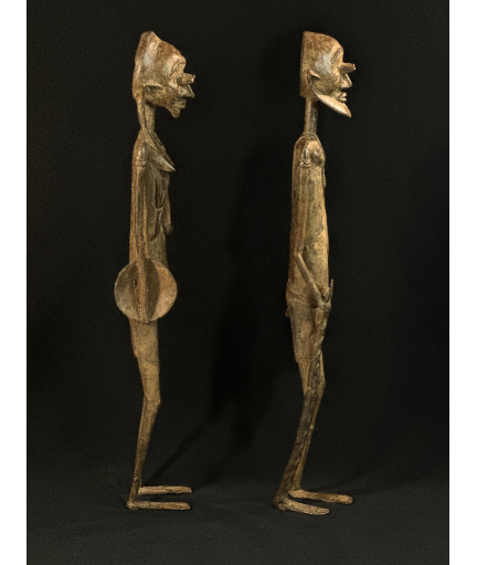 Guérisseur et sa femme - Bronzes Dogon