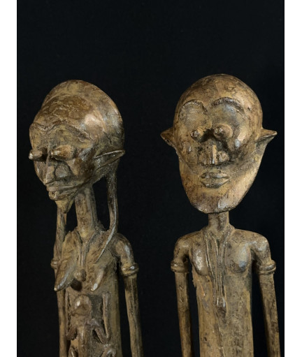 Guérisseur et sa femme - Bronzes Dogon