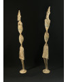 Couple d'ancêtres - Tourbillons - Bronzes Dogon