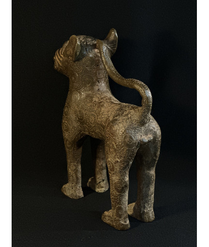 Léopard royal du royaume de Bénin - Bronze Bini/Edo