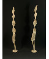 Couple d'ancêtres - Tourbillons - Bronzes Dogon