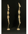 Couple d'ancêtres - Tourbillons - Bronzes Dogon