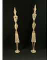 Couple d'ancêtres - Tourbillons - Bronzes Dogon