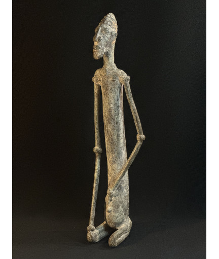 Homme agenouillé - Bronze...