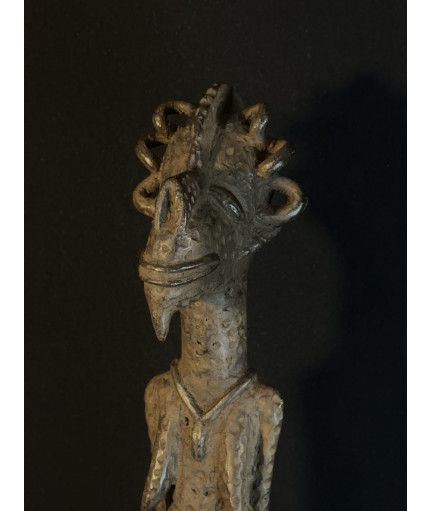 Couple d'hommes-singes - Fétiches - Bronzes Bambara