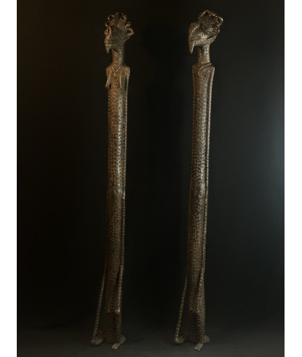 Couple d'hommes-singes -...