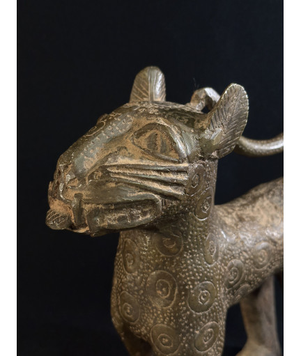 Léopard royal du royaume de Bénin - Bronze Bini/Edo
