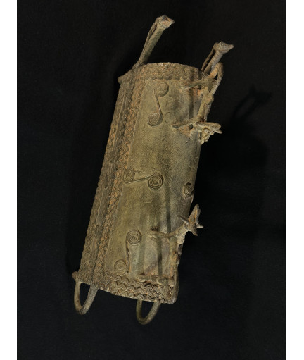 Boîte "abreuvoir" - Bronze Dogon