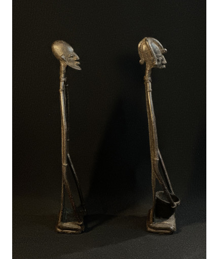 Couple d'anciens - Bronzes Bambara