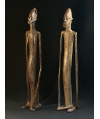 Couple de notables Peuhl - Bronzes Djennenké
