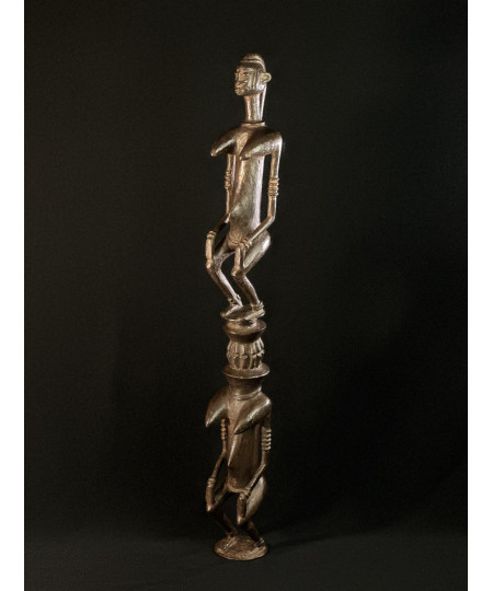 Statue générationnelle Boumbou-Toro - Bronze Dogon