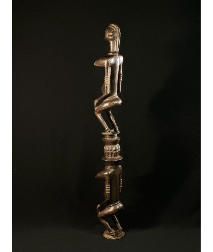 Statue générationnelle Boumbou-Toro - Bronze Dogon