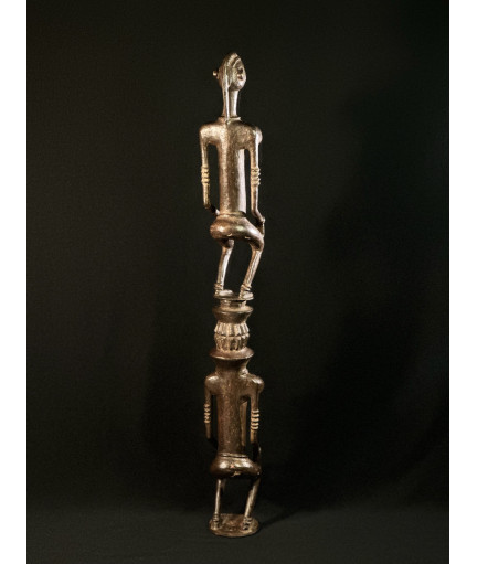 Statue générationnelle Boumbou-Toro - Bronze Dogon