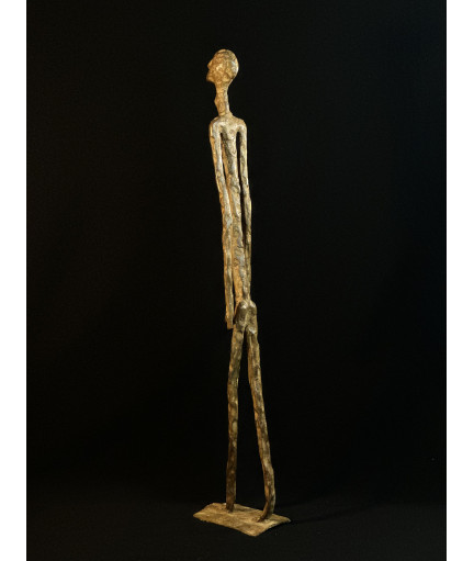 Marcheur - Création - Bronze d'inspiration Dogon