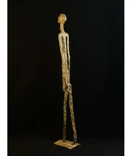 Marcheur - Création - Bronze d'inspiration Dogon