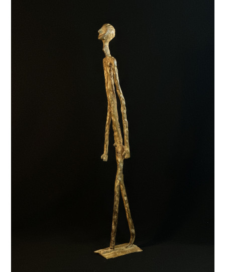 Marcheur - Création - Bronze d'inspiration Dogon