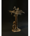 Baobab et agriculteur - Bronze Bambara