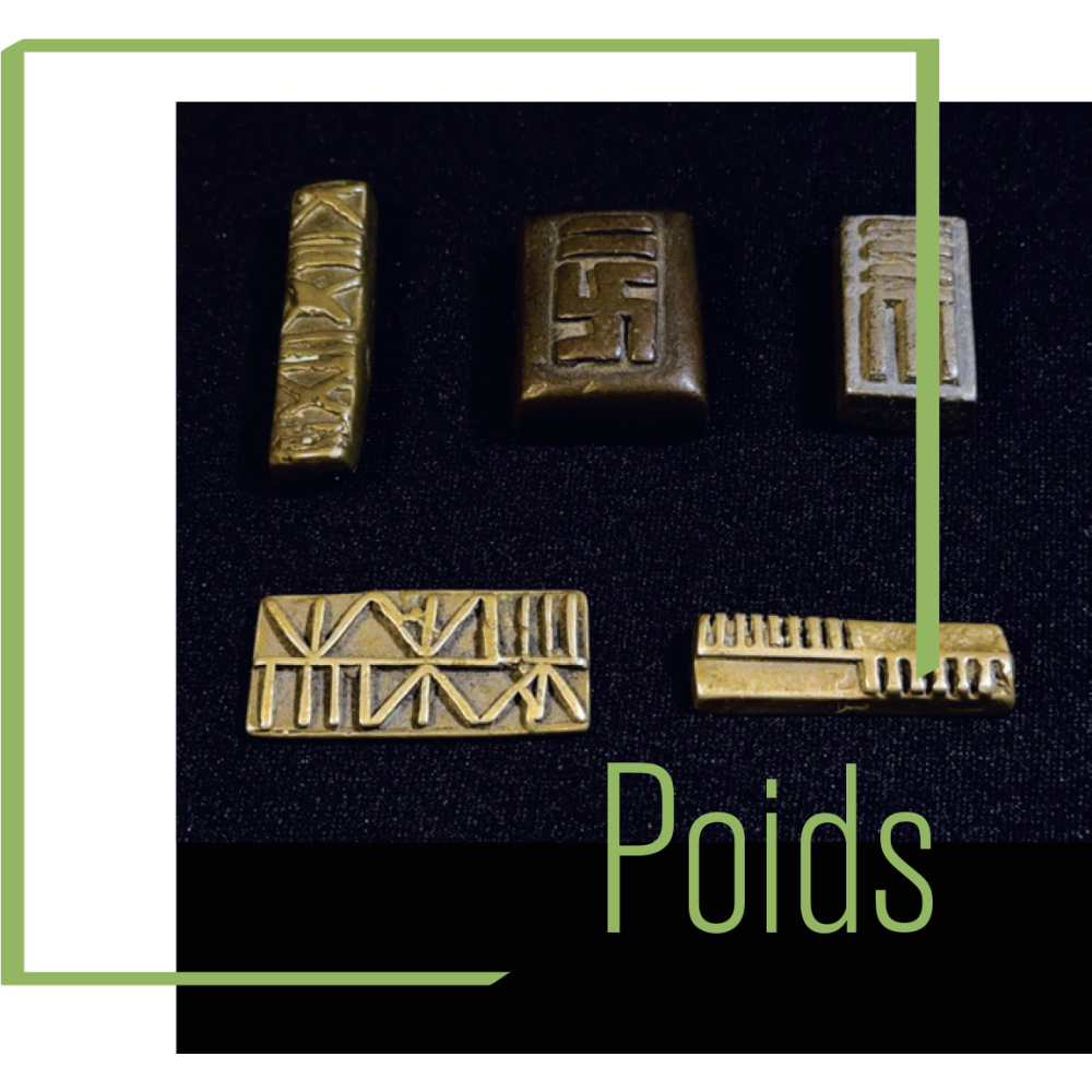 Poids à peser l'or